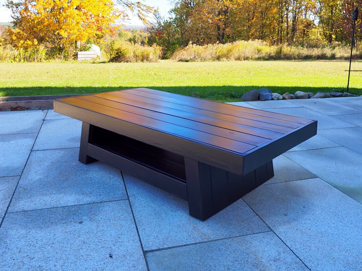 Outdoor Coffee Table - Angled